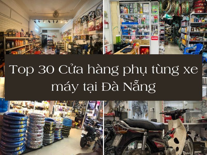 Cửa hàng phụ tùng xe máy tại Đà Nẵng