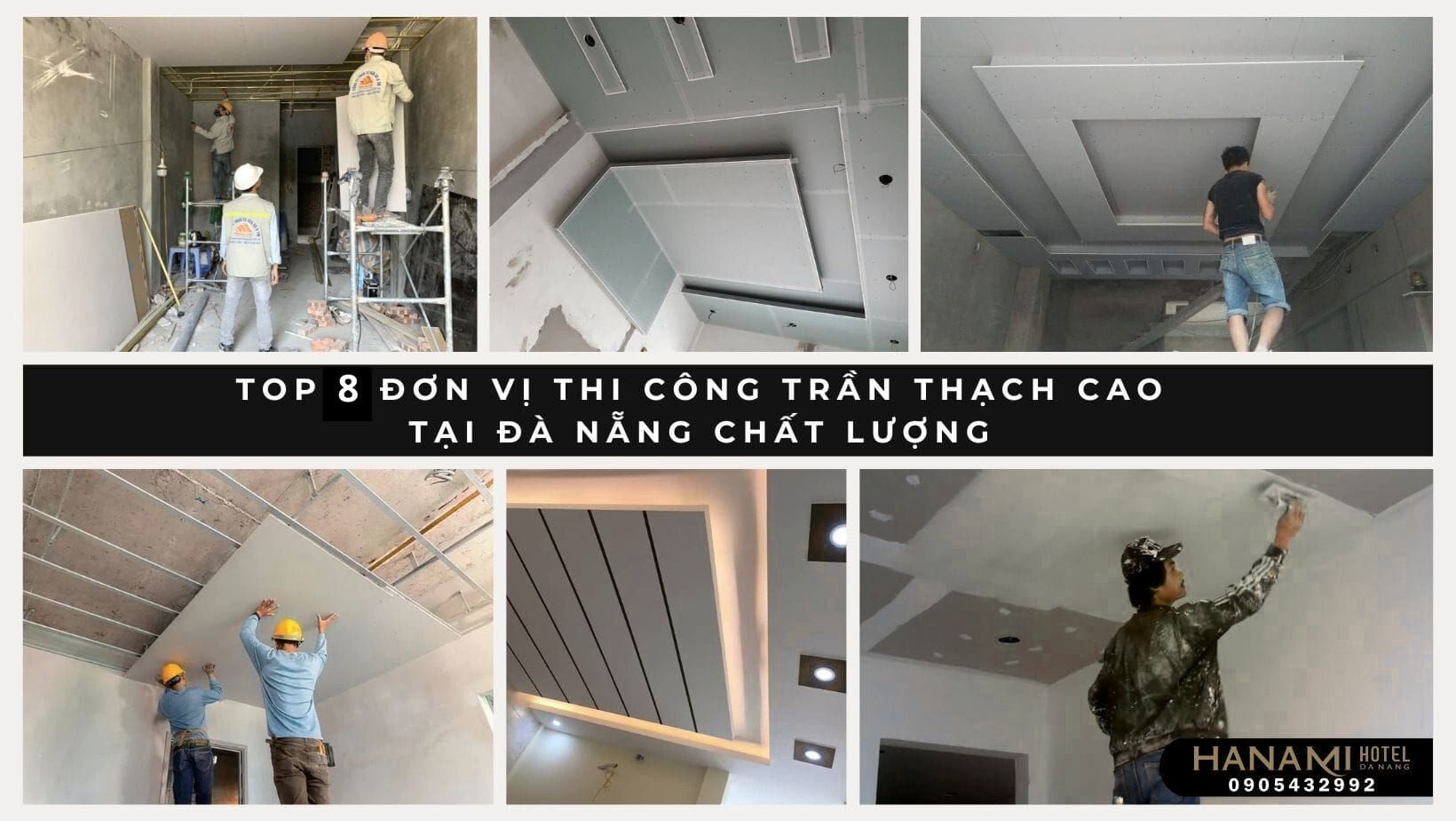 thi công trần thạch cao tại Đà Nẵng