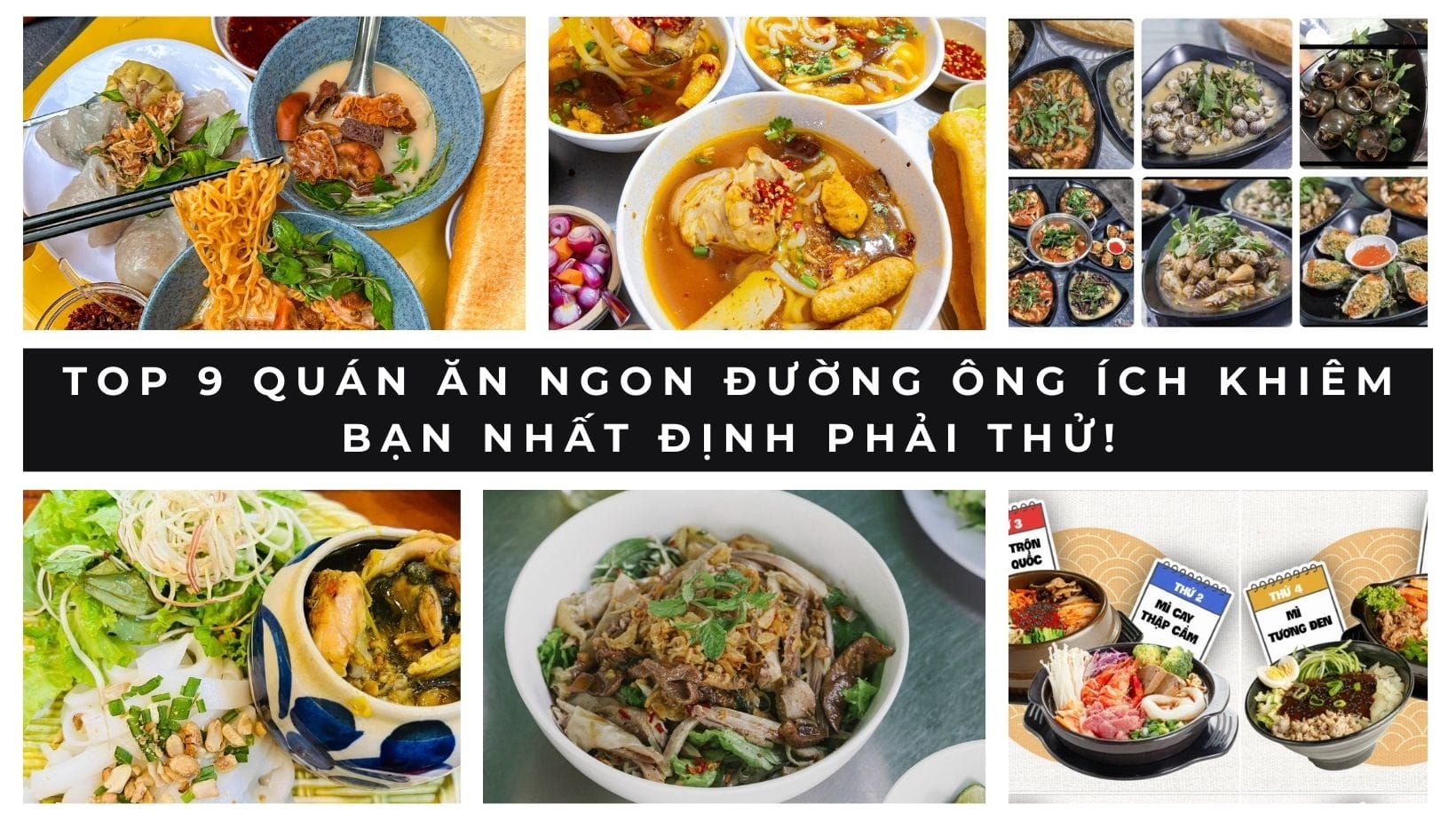quán ăn ngon đường Ông Ích Khiêm