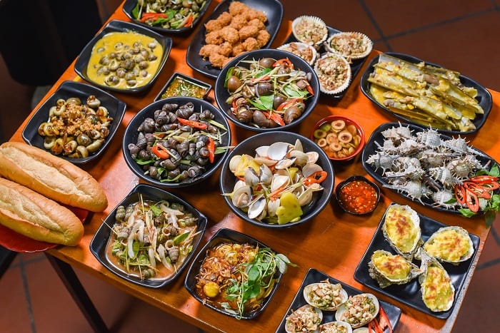 quán ốc ngon Đà Nẵng