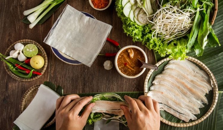 bánh tráng thịt heo đại lộc Đà Nẵng