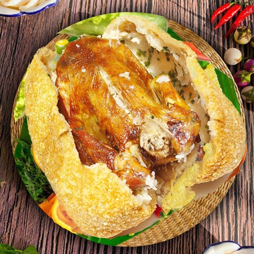 gà bó xôi đà nẵng