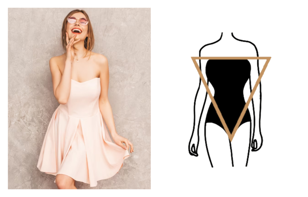 Dáng tam giác ngược