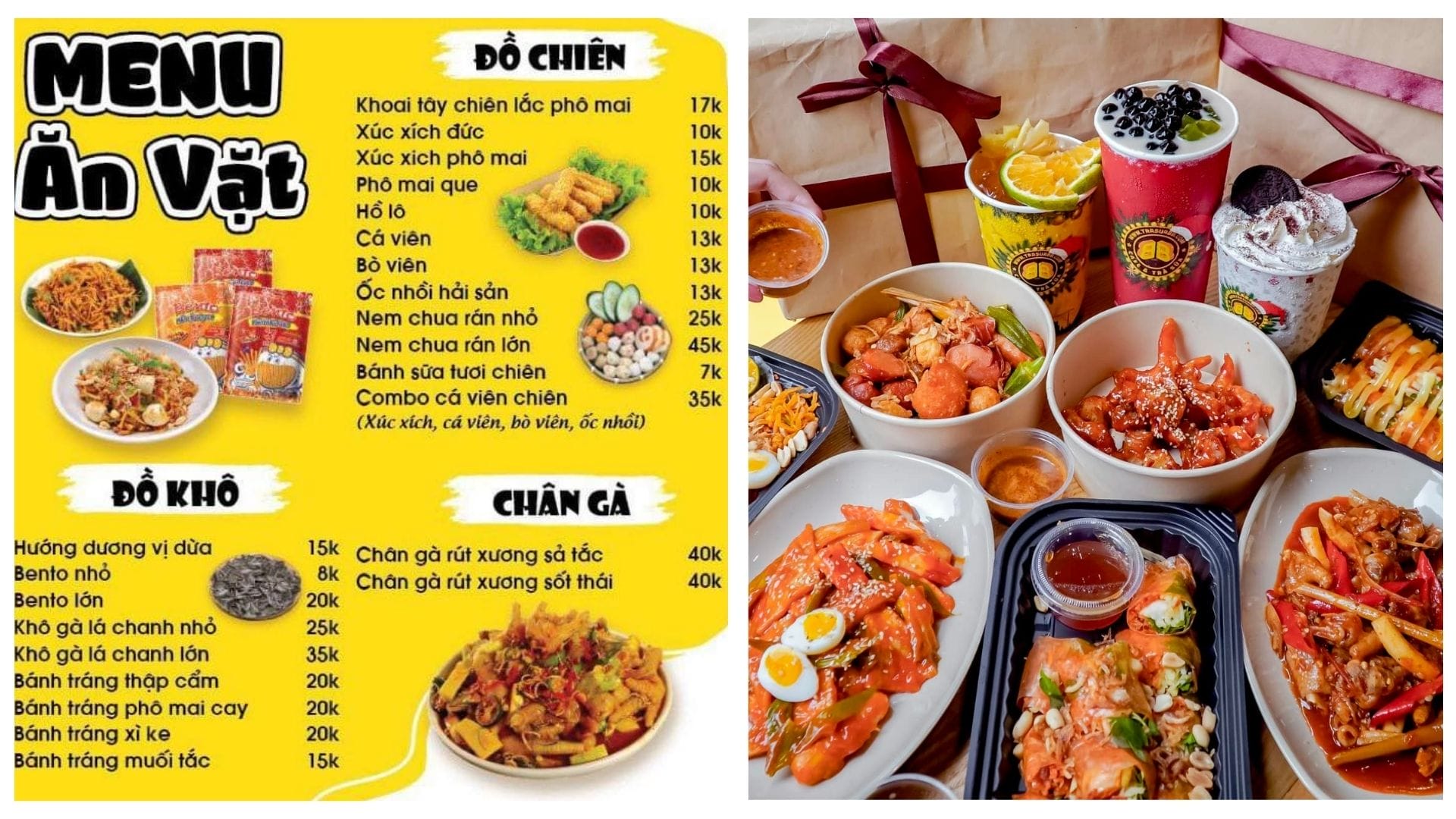 quán ăn ngon đường Hà Huy Tập