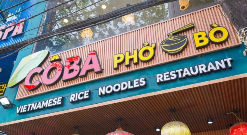 nhà hàng Cô Ba Phở Bò Đà Nẵng