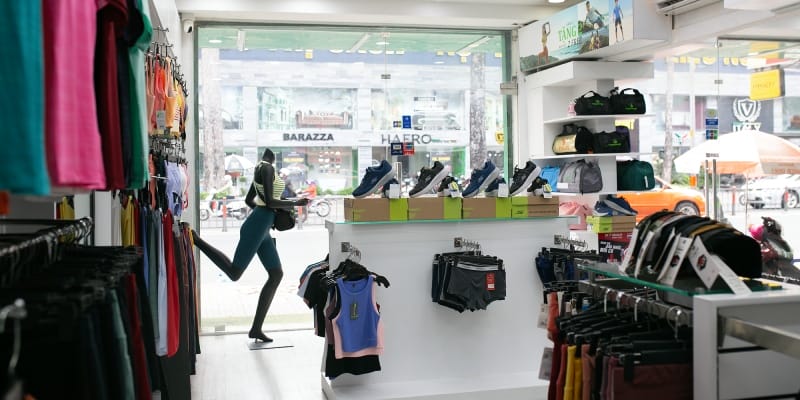 Cửa hàng quần áo tập gym tại Đà Nẵng