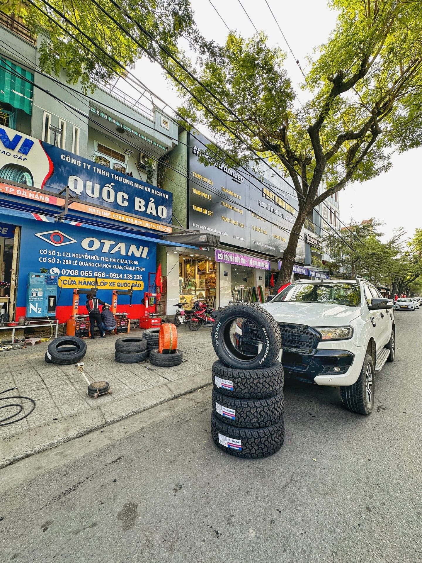 Cửa hàng lốp xe Quốc Bảo