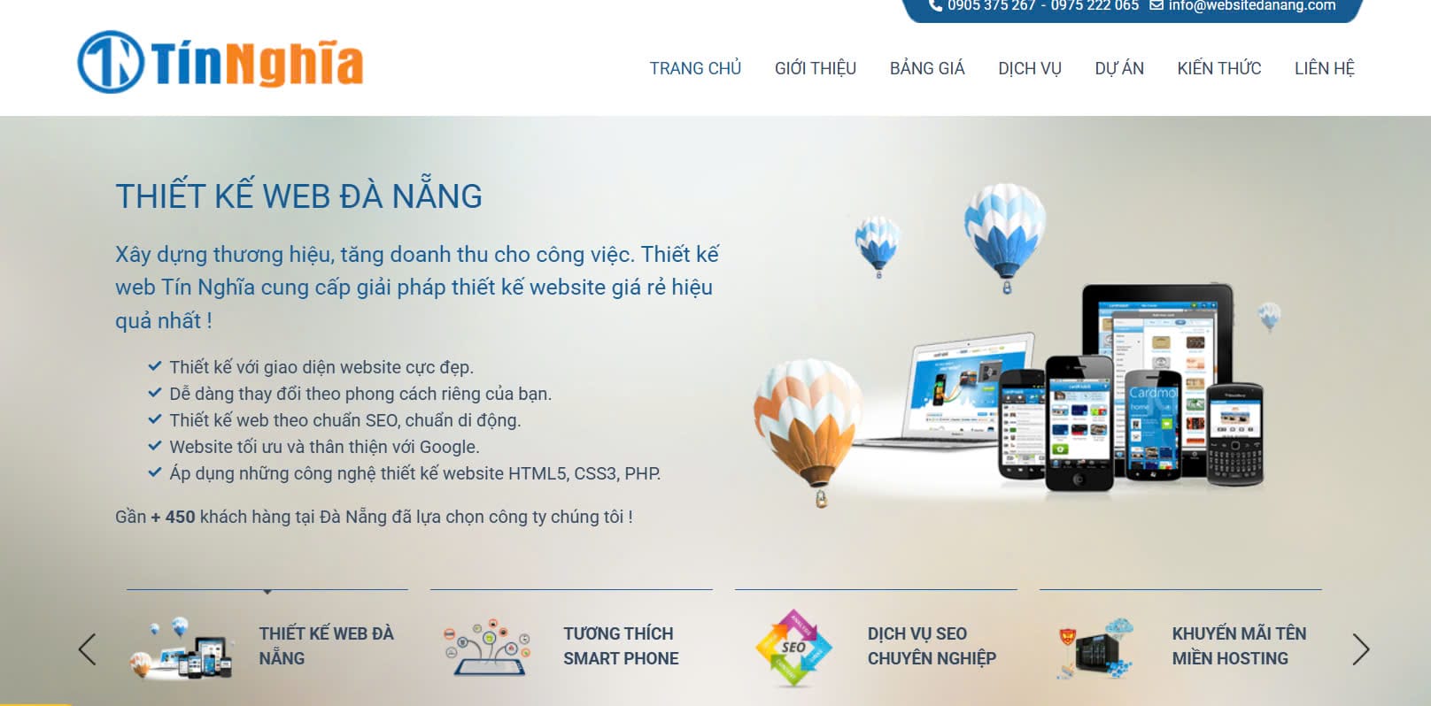 thiết kế website tại Đà Nẵng