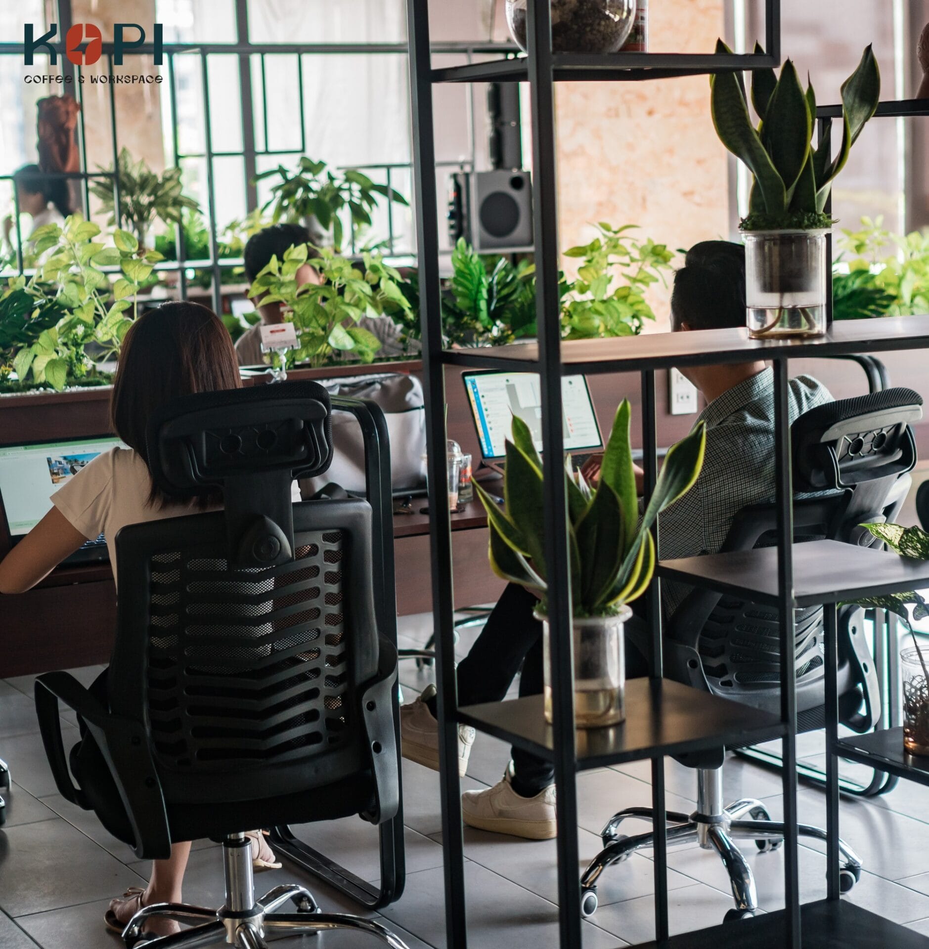 kopi coffee workspace