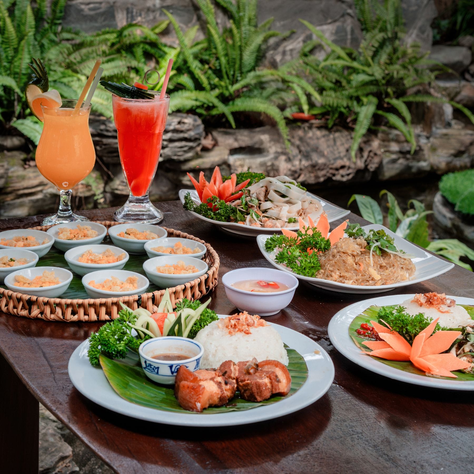 nha hang cafe truc lam vien