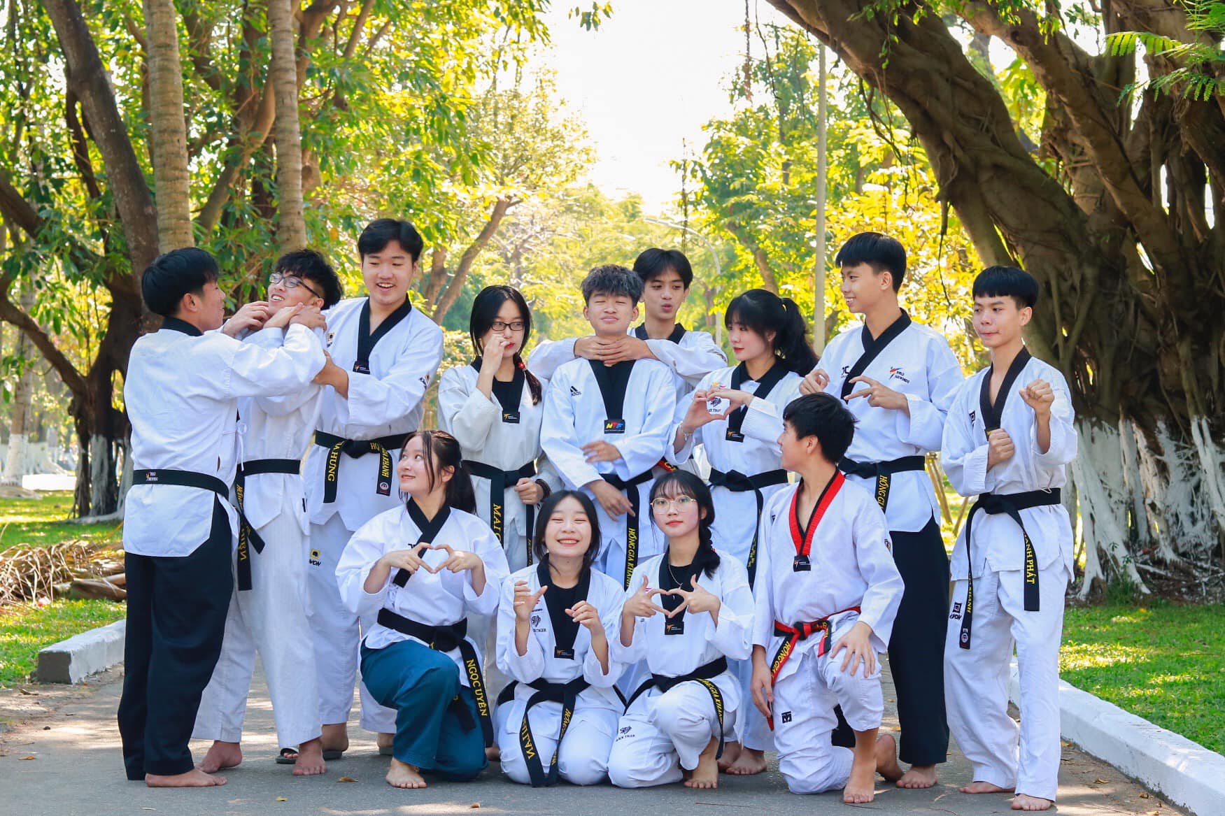 vo duong taekwondo hong gia khanh