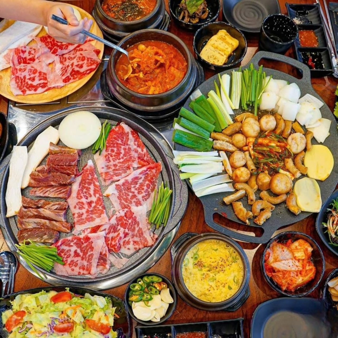 Các món ăn tại 곱장집 Nhà hàng lòng bò nướng