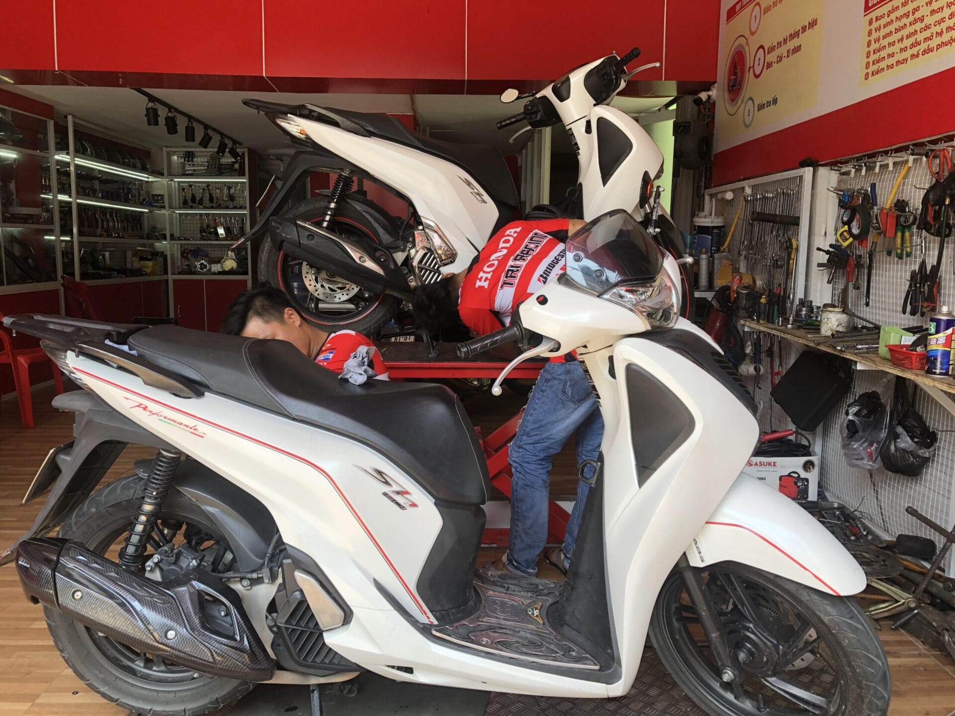 sua chua xe may ha vinh