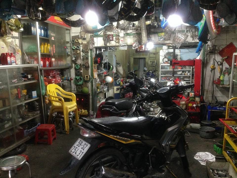 tiem sua xe dung loc