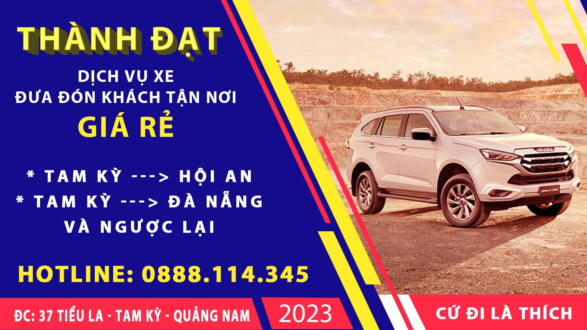 nha xe thanh dat xe dich vu tam ky da nang